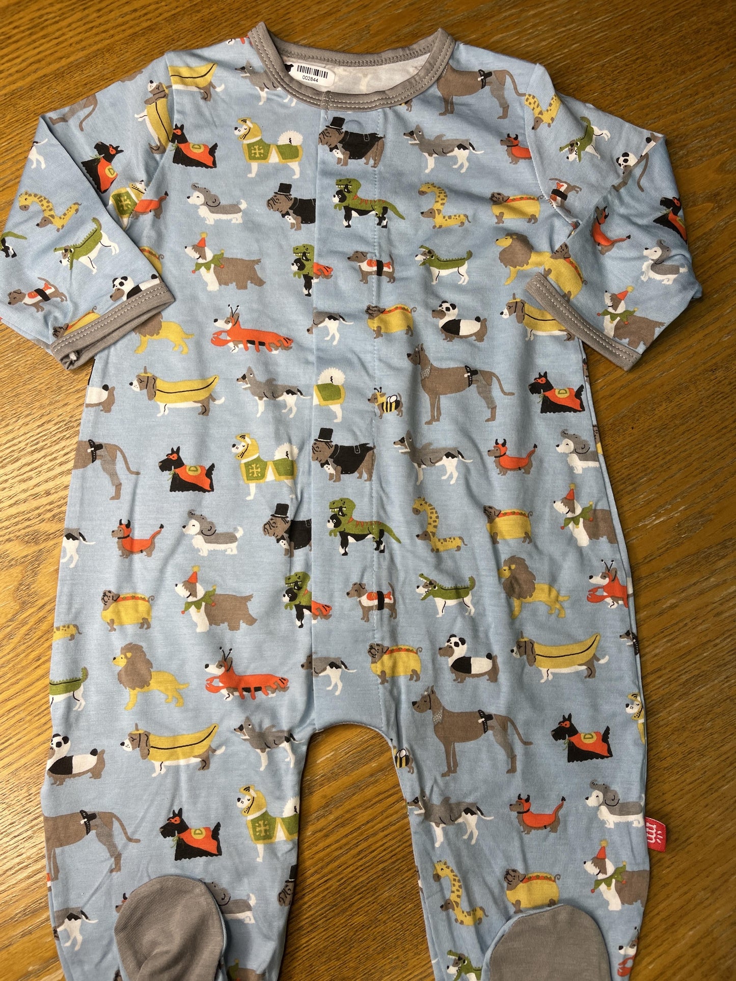 Magnetic Me Boys Navy Blue | dog Pajamas Size: 3-6 months Navy Blue | dog