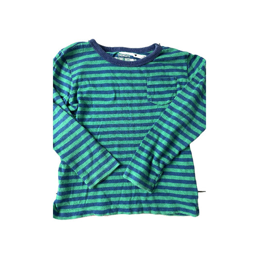 J Crew Boys Navy Blue | Forest Green Button Down Short Sleeve Size: 4-5 Years Navy Blue | Forest Green
