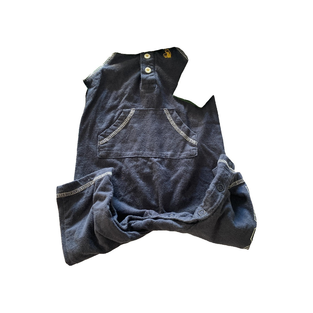 Rugged Bear Boys Navy Blue | green Long Sleeve Outfit Size: 6-9 months Navy Blue | green