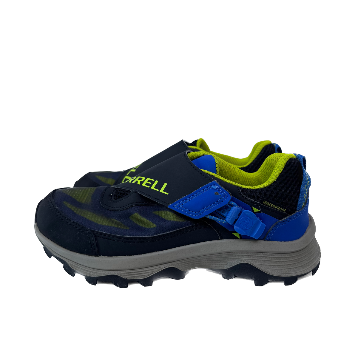 Merrell Unisex Navy | Blue | Green Sneakers Size: 2 Youth Navy | Blue | Green