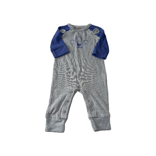 Cat & Jack Boys Navy Blue | Grey Long Sleeve Outfit Size: 6-9 months Navy Blue | Grey