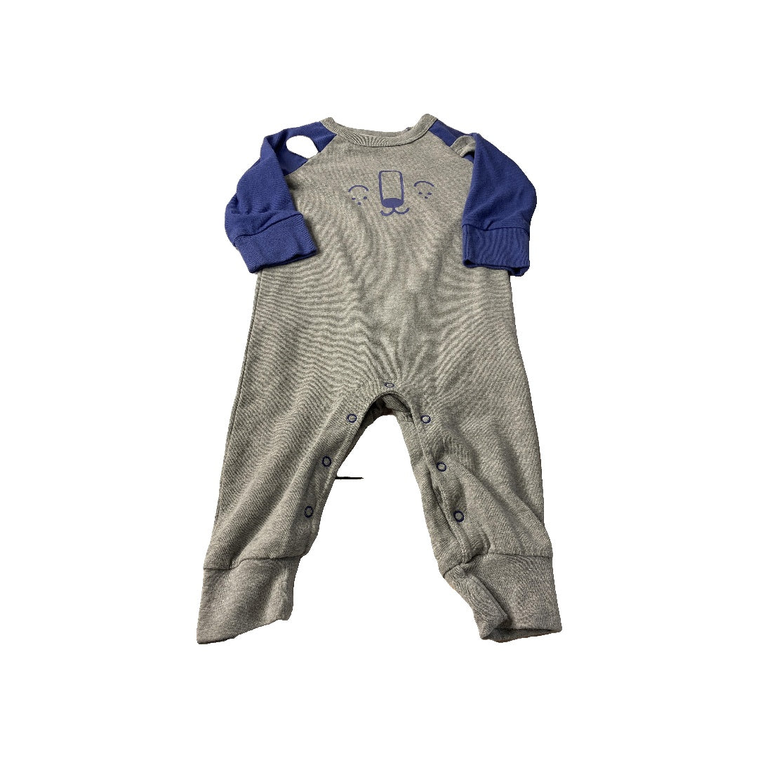 Cat & Jack Boys Navy Blue | Grey Long Sleeve Outfit Size: 6-9 months Navy Blue | Grey