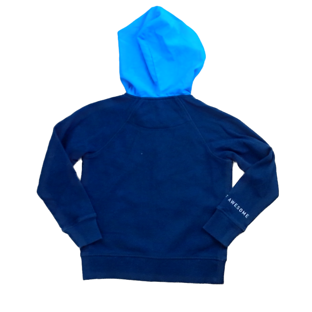 Rockets Of Awesome Boys Navy | Blue Hood Zip-Up Sweater Size: 6 Years Navy | Blue Hood Zip-Up