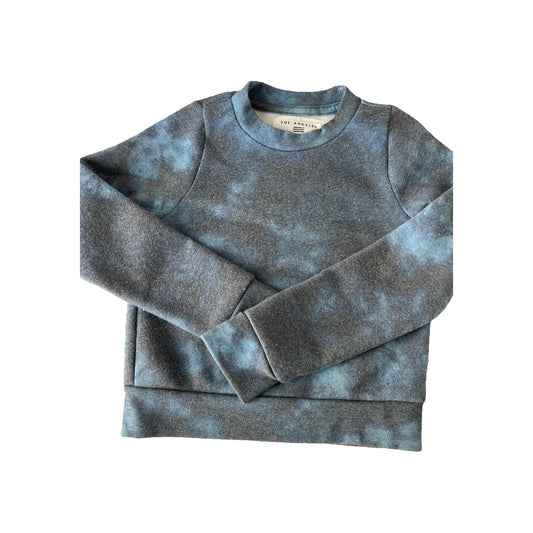 Sol Angeles Unisex Navy Blue | Light Blue | Tie Dye Sweatshirt Size: 2T Navy Blue | Light Blue | Tie Dye