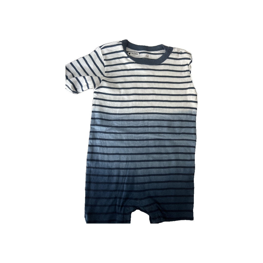 Honest co Boys Navy Blue | Light Blue | Tie Dye Romper Size: 18 months Navy Blue | Light Blue | Tie Dye