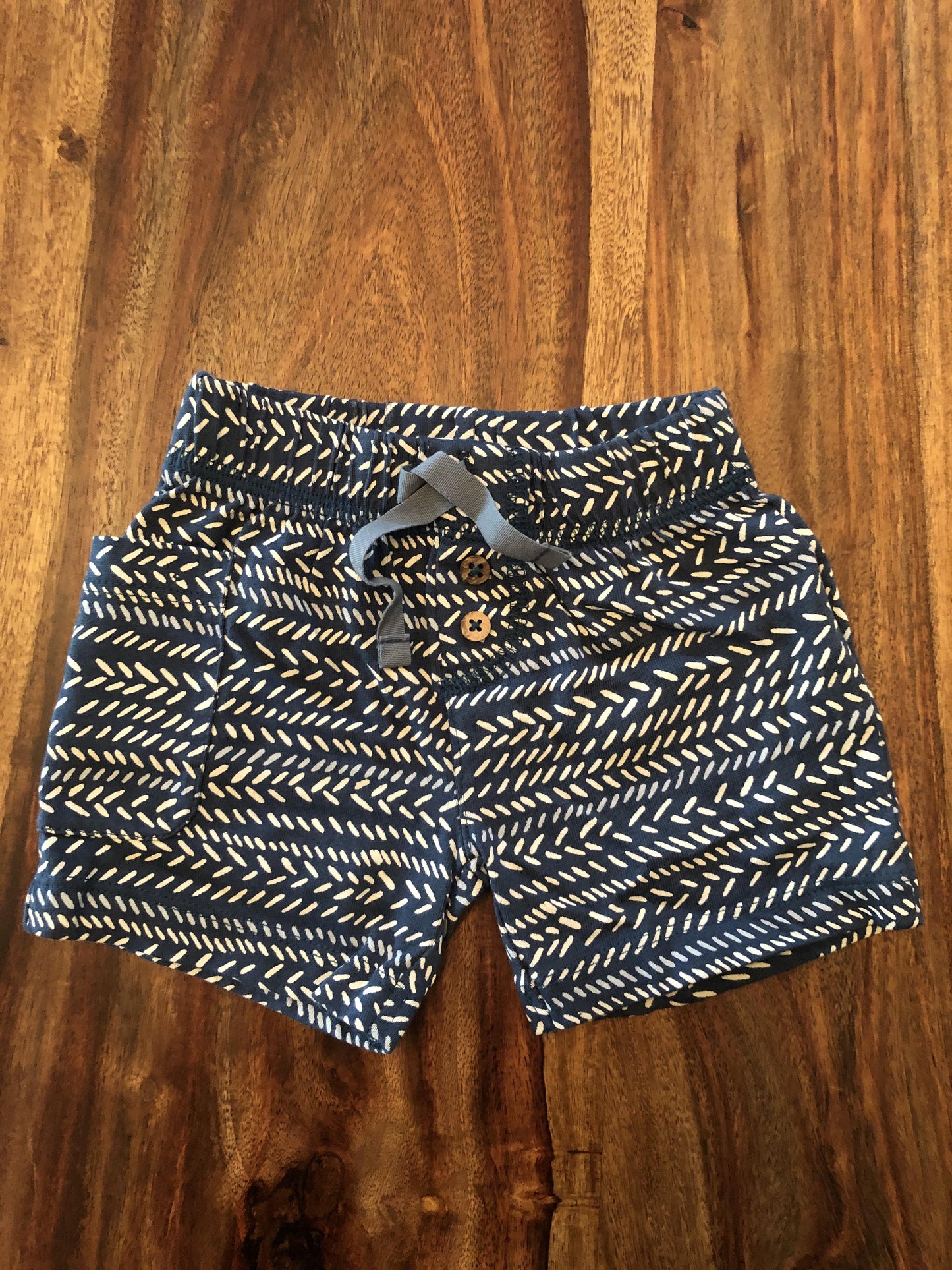 Oliver & Rain Boys Navy Blue | Light Blue | White Shorts Size: 6 months Navy Blue | Light Blue | White