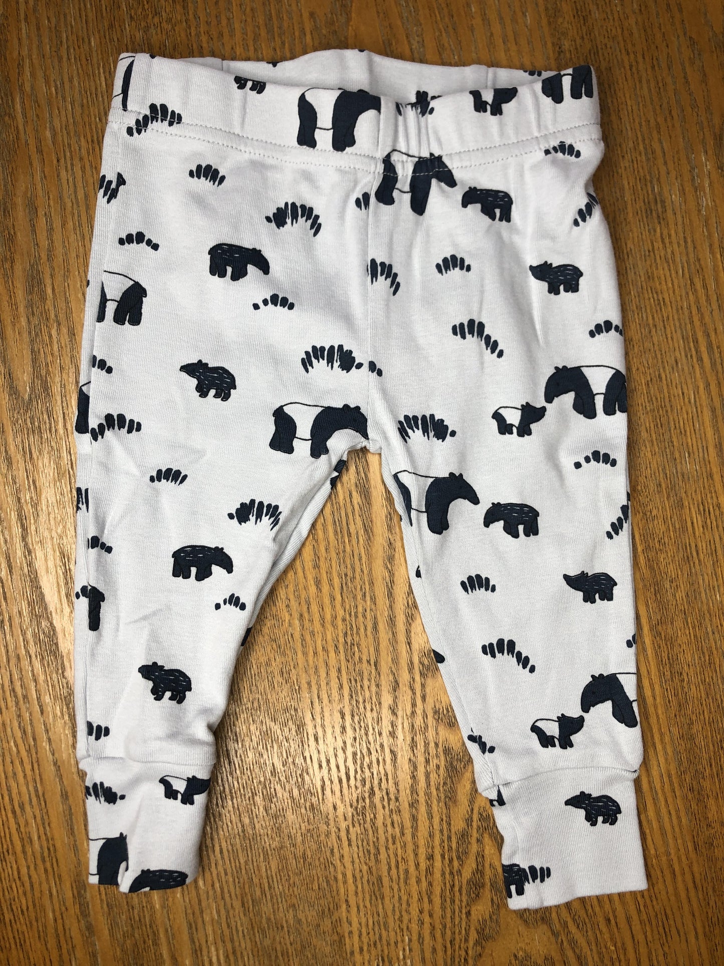 Oliver & Rain Unisex Navy Blue | Light Blue Pajamas Size: 12 months Navy Blue | Light Blue