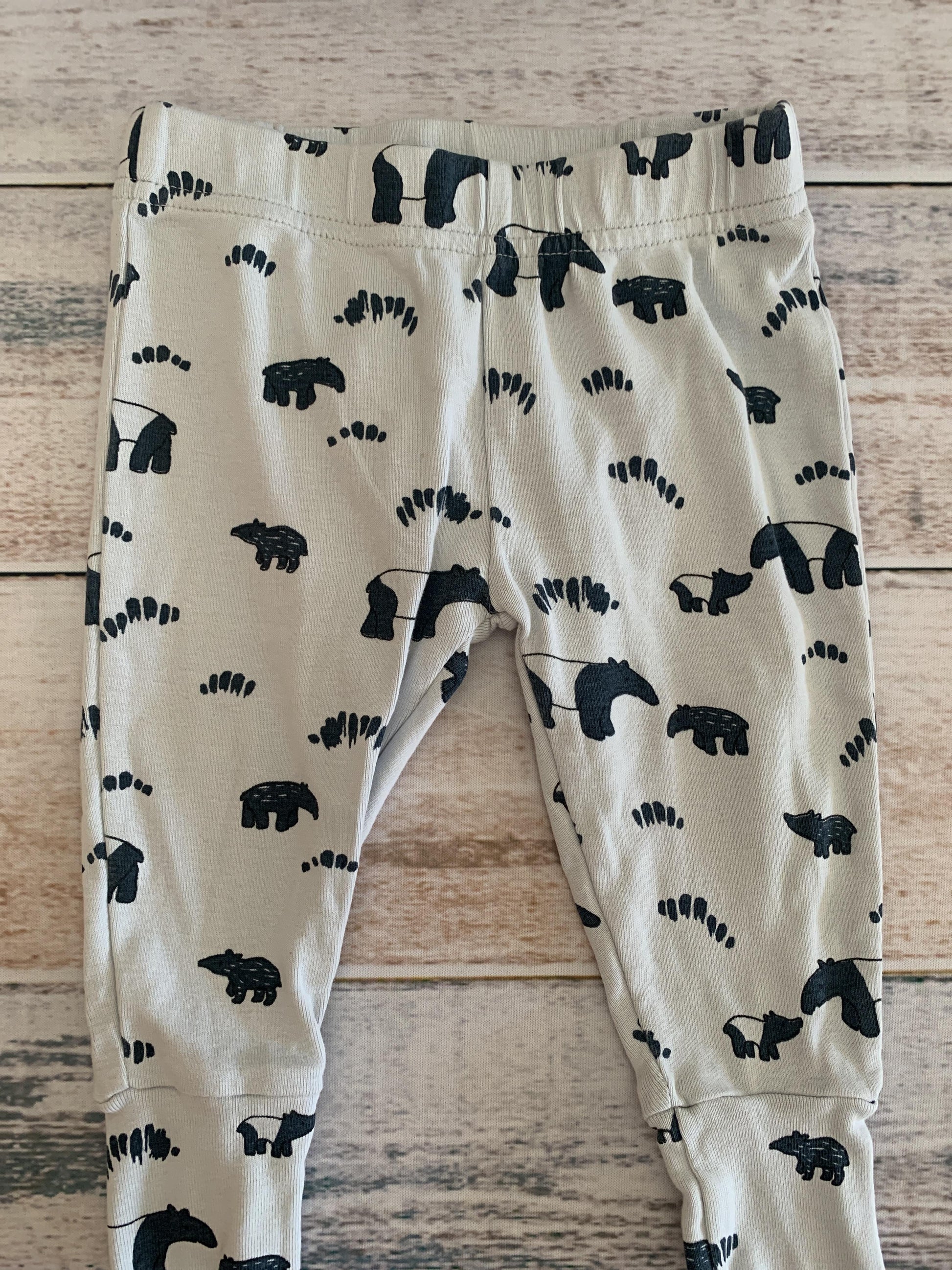 Oliver & Rain Unisex Navy Blue | Light Blue Pajamas Size: 12 months Navy Blue | Light Blue