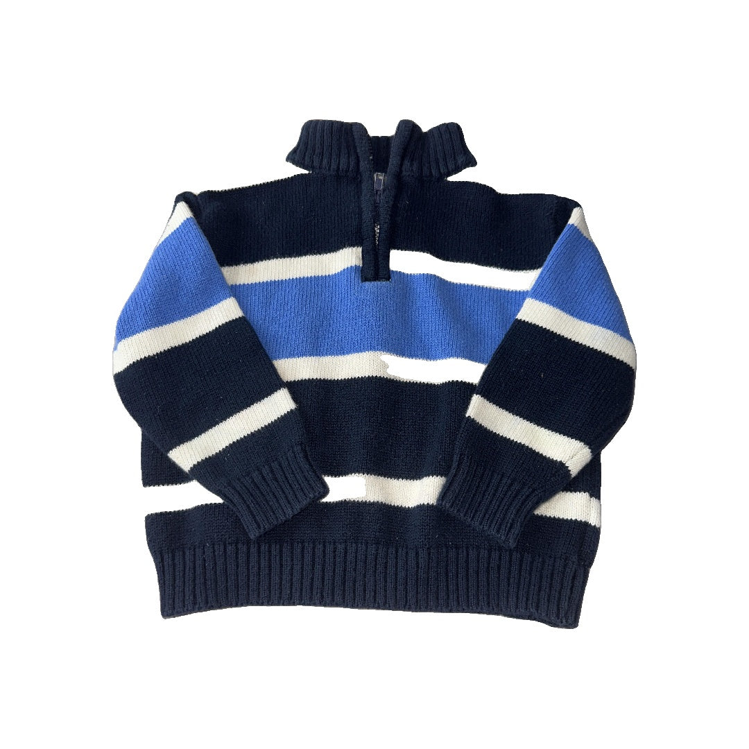 Tommy Hilfiger Boys Navy Blue | Light Blue Sweater Size: 12 months Navy Blue | Light Blue