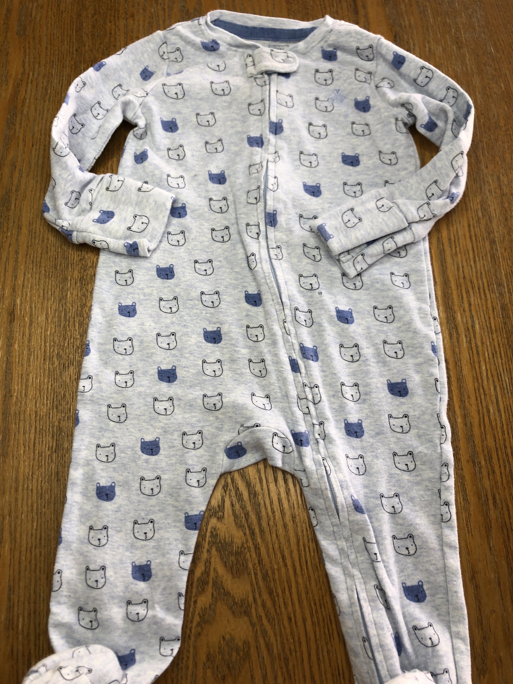 Gap Boys Navy Blue | Light Blue Pajamas Size: 6-9 months Navy Blue | Light Blue