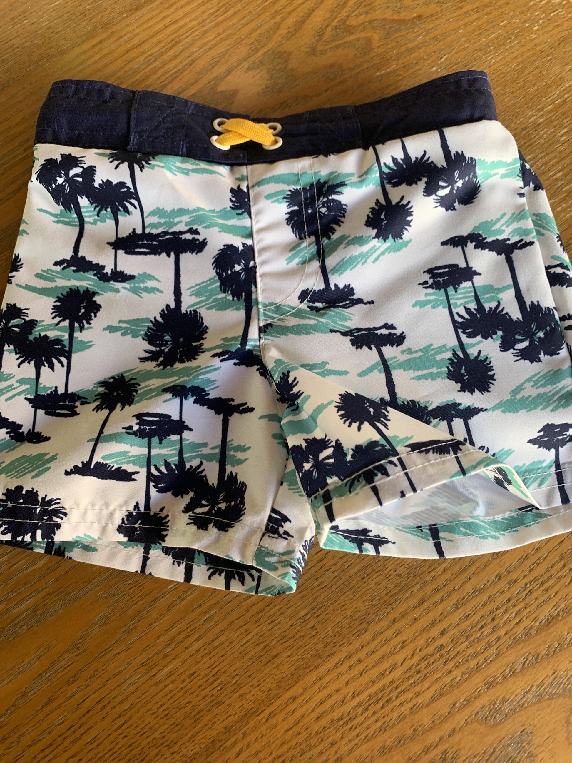 Cat & Jack Unisex Navy Blue | light green | White Swimwear Size: 12 months Navy Blue | light green | White