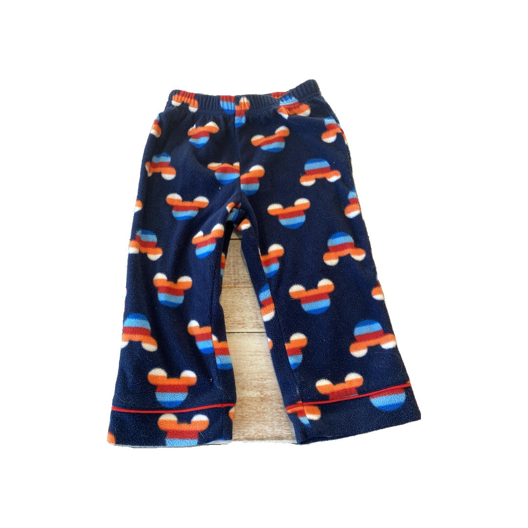Disney Unisex Navy Blue | Mickey Mouse Pajamas Size: 2T Navy Blue | Mickey Mouse