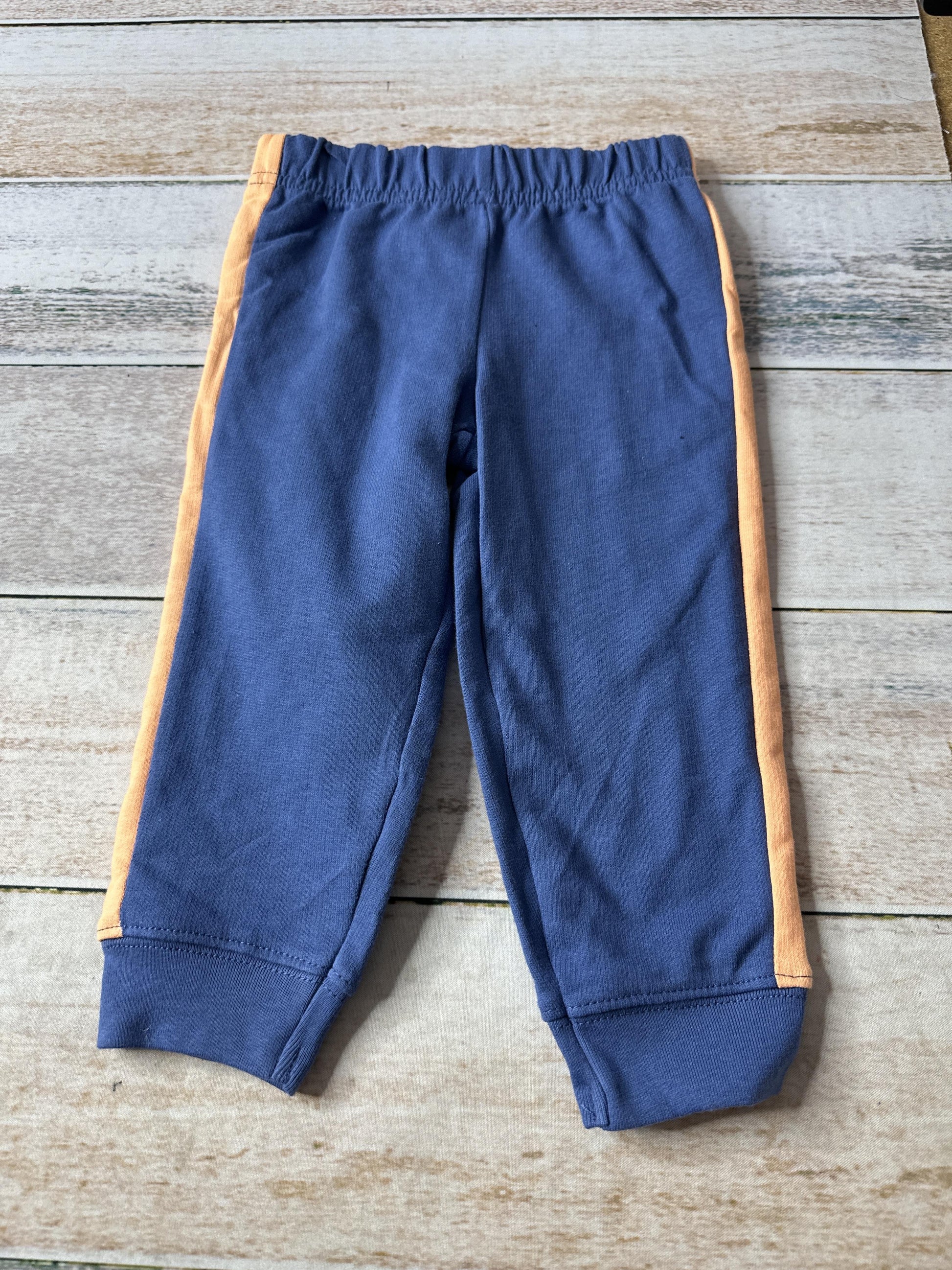 Carters Boys Navy Blue | orange Pants Size: 18 months Navy Blue | orange