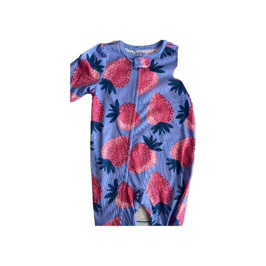 Carters Girls Navy Blue | pink Pajamas Size: 12 months Navy Blue | pink