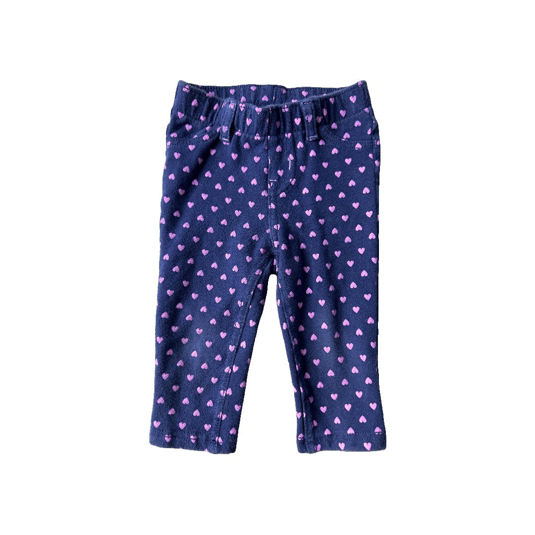 Circo Girls Navy Blue | pink Pants Size: 12 months Navy Blue | pink