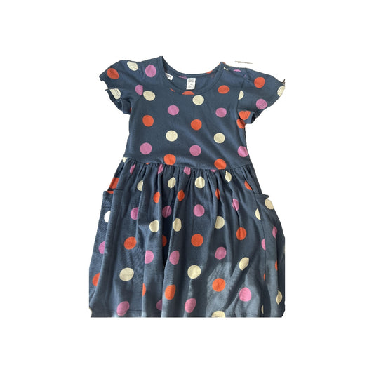 Harper Canyon Girls Navy Blue | polka dot Dress Size: 4T Navy Blue | polka dot
