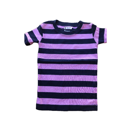 Leveret Girls Navy Blue | purple Pajamas Size: 2 years Navy Blue | purple