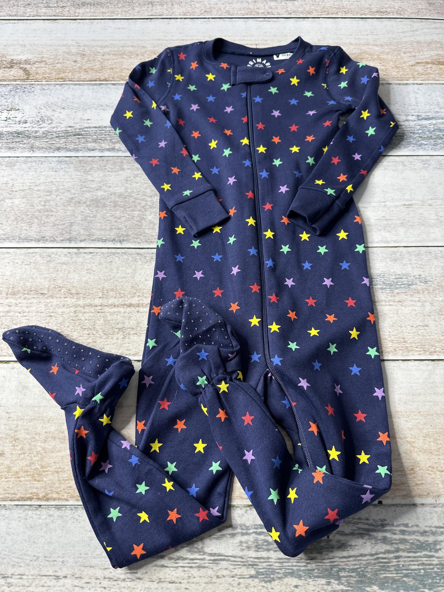 Primark Unisex Navy Blue | Rainbow | Stars Pajamas Size: 18-24 months Navy Blue | Rainbow | Stars
