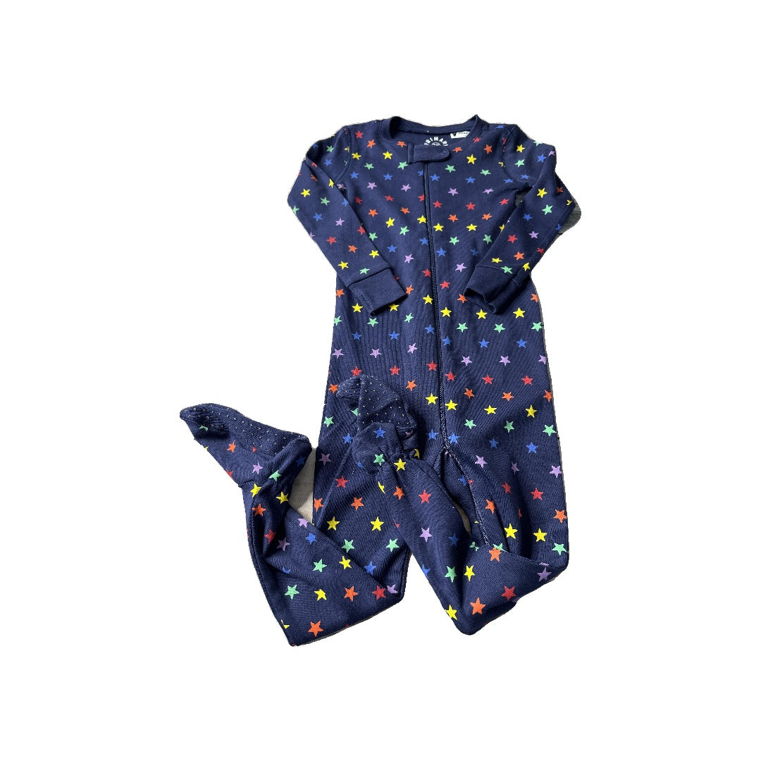 Primark Unisex Navy Blue | Rainbow | Stars Pajamas Size: 18-24 months Navy Blue | Rainbow | Stars