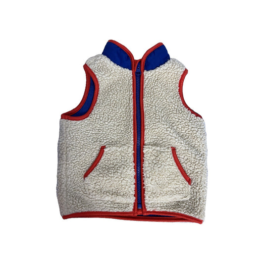 Old Navy Unisex Navy Blue | Red | cream Vest Size: 12-18 months Navy Blue | Red | cream