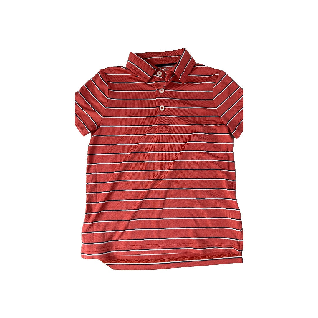 Ralph Lauren Boys Navy Blue | Red | White Polo Shirt Size: 4T Navy Blue | Red | White