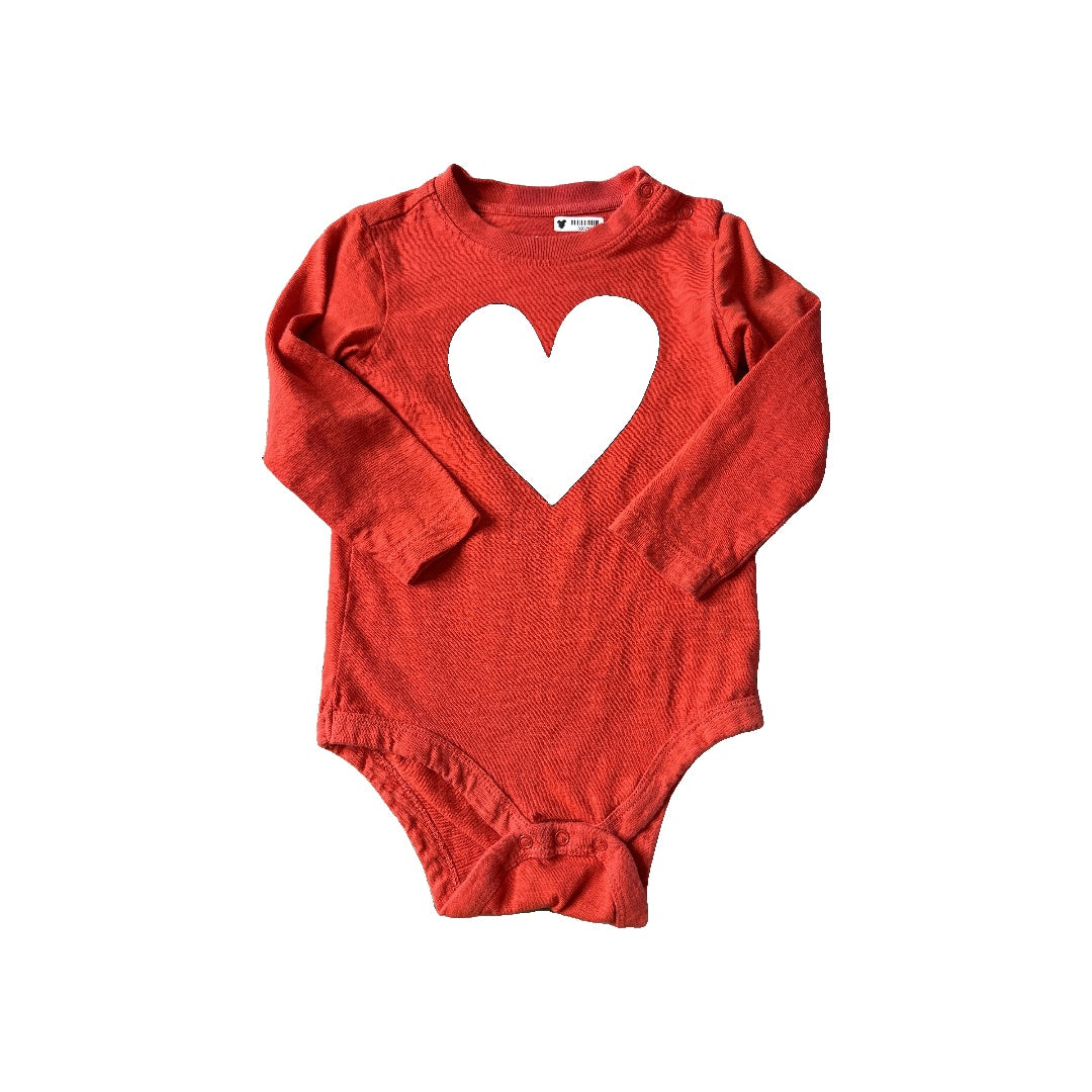 Primary Girls Navy Blue | Red Onesie Size: 12-18 months Navy Blue | Red