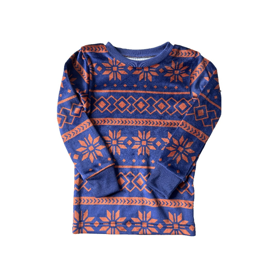 Carters Unisex Navy Blue | Red Pajamas Size: 2T Navy Blue | Red