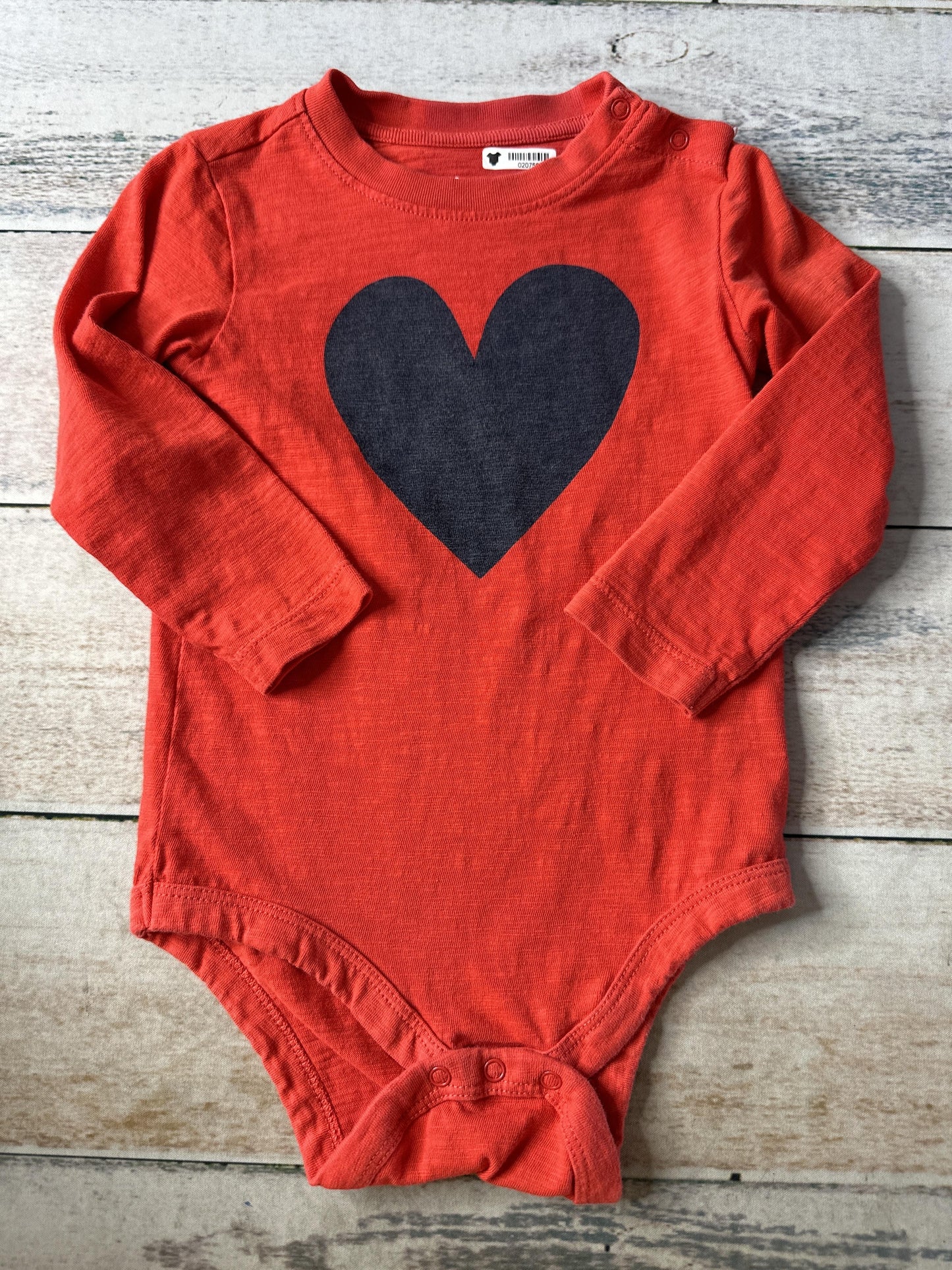 Primary Girls Navy Blue | Red Onesie Size: 12-18 months Navy Blue | Red