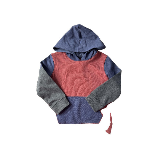 Cat & Jack Unisex Navy Blue | Red Hoodie Size: 4T Navy Blue | Red
