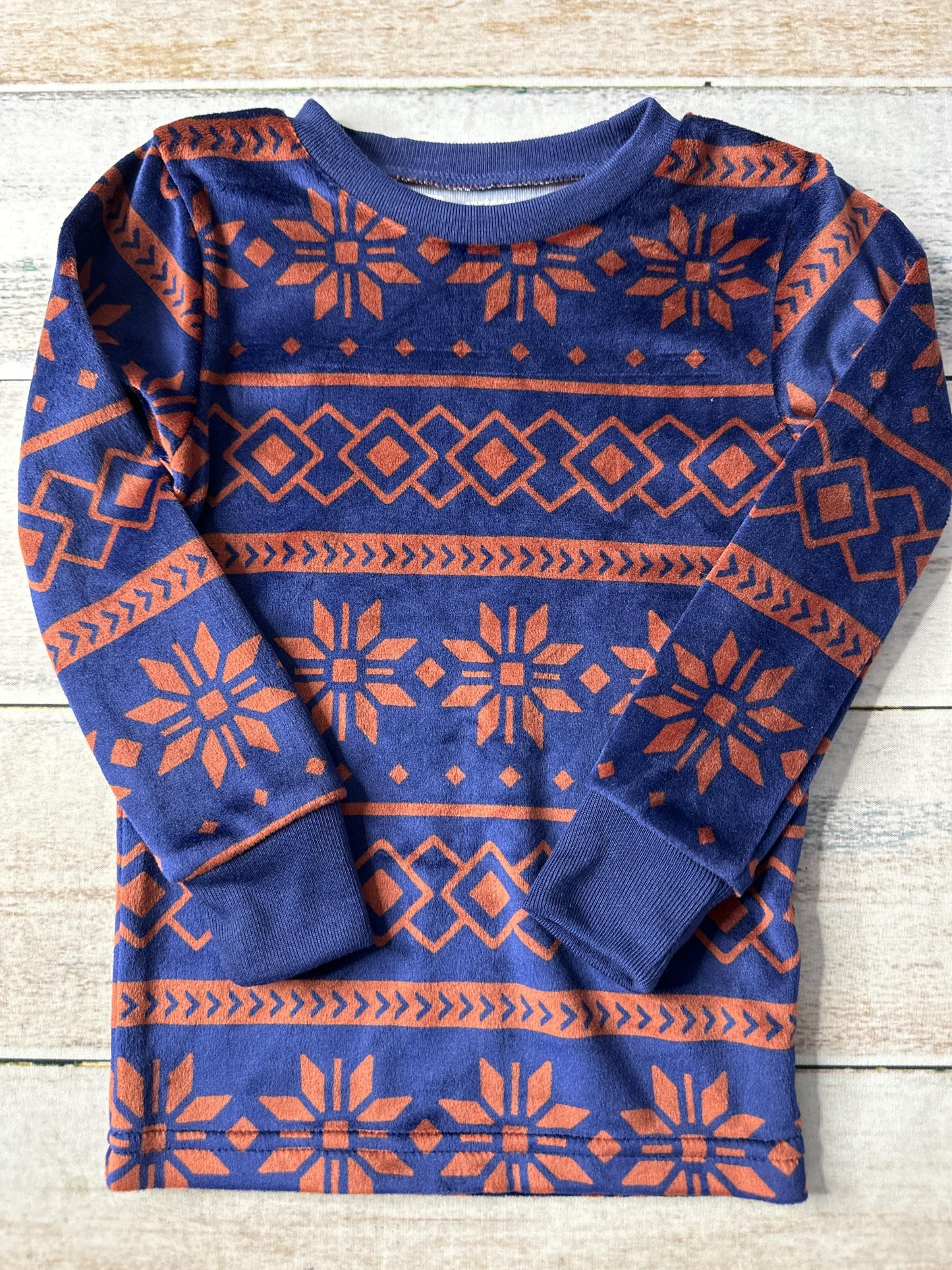 Carters Unisex Navy Blue | Red Pajamas Size: 2T Navy Blue | Red