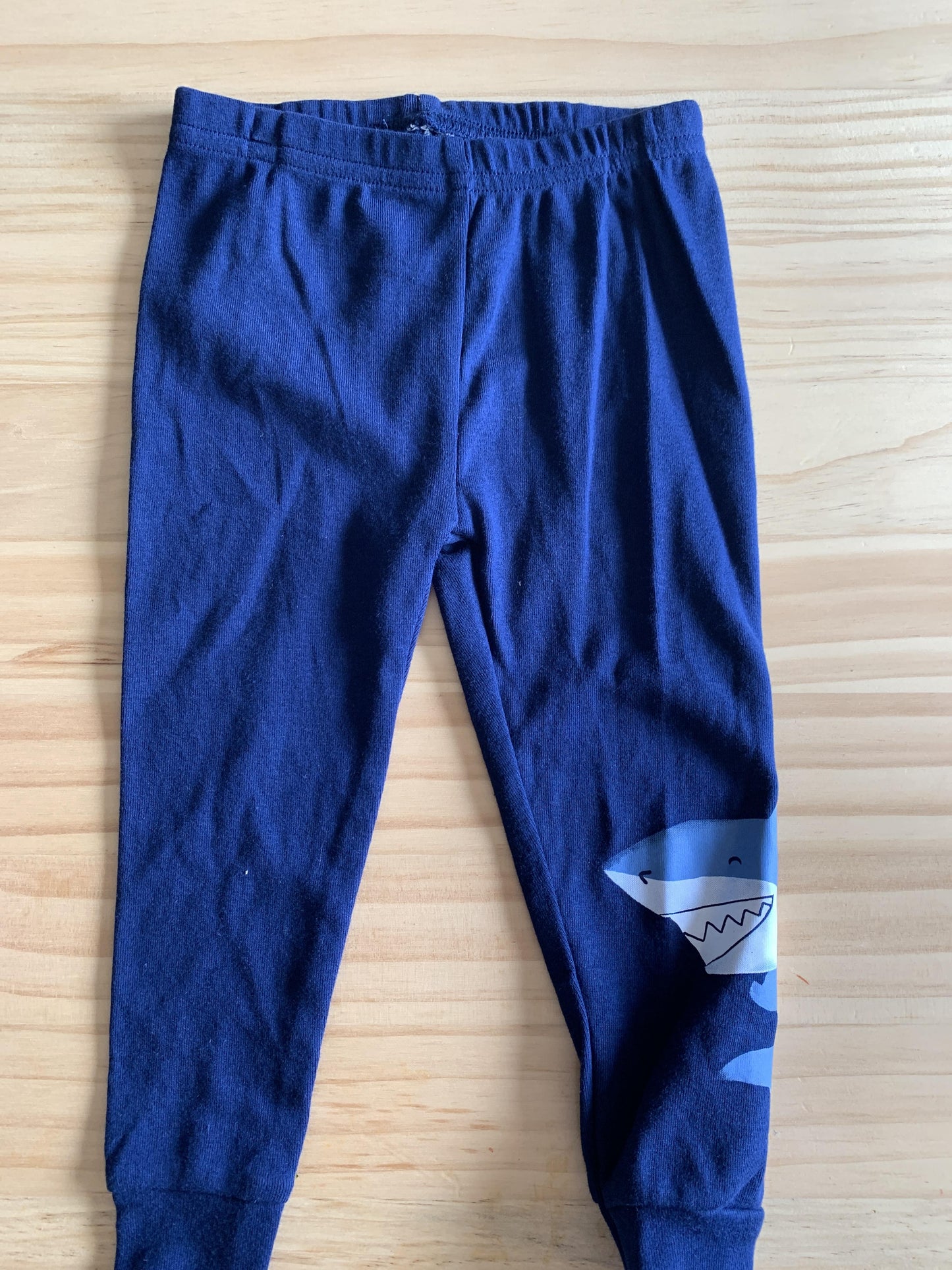 Carters Boys Navy Blue | Sharks Pajamas Size: 18 months Navy Blue | Sharks