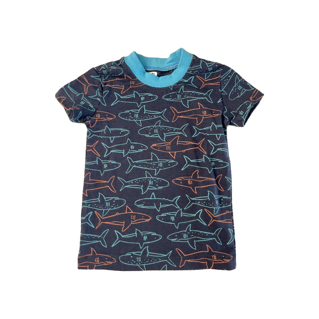 Nordstrom Boys Navy Blue | Sharks Pajamas Size: 2T Navy Blue | Sharks