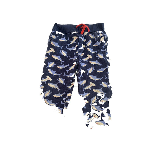 JoJo Maman Bebe Boys Navy Blue | Sharks Pants Size: 3T Navy Blue | Sharks