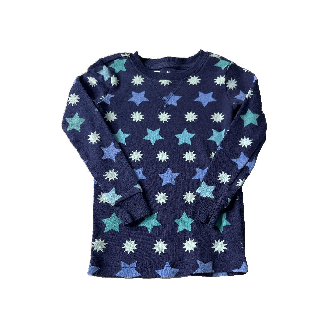 Primary Unisex Navy Blue | Stars Long Sleeve T-Shirt Size: 2-3 Years Navy Blue | Stars