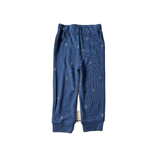 Goumi Unisex Navy Blue | Stars Pants Size: 6-12 months Navy Blue | Stars