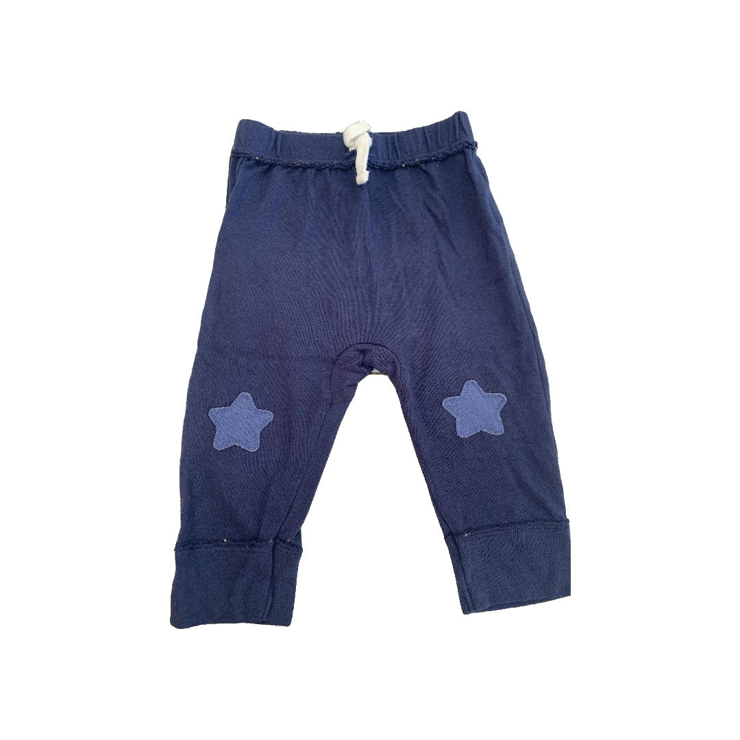 Cat & Jack Unisex Navy Blue | Stars Pants Size: 6-9 months Navy Blue | Stars