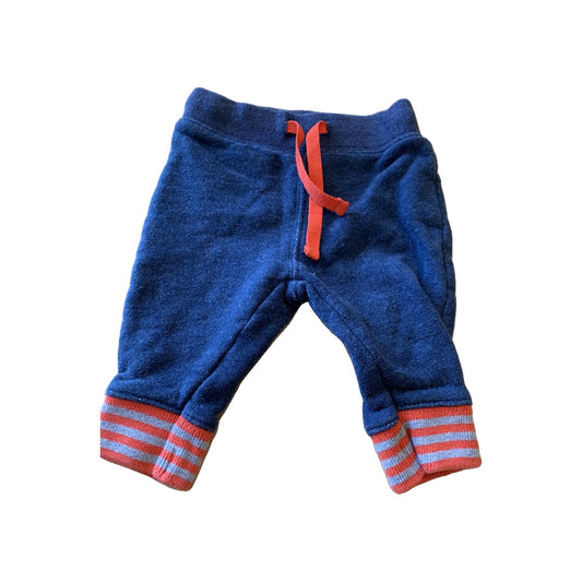 Boys Navy Blue | Striped | orange Pants Size: 0-3 months Navy Blue | Striped | orange