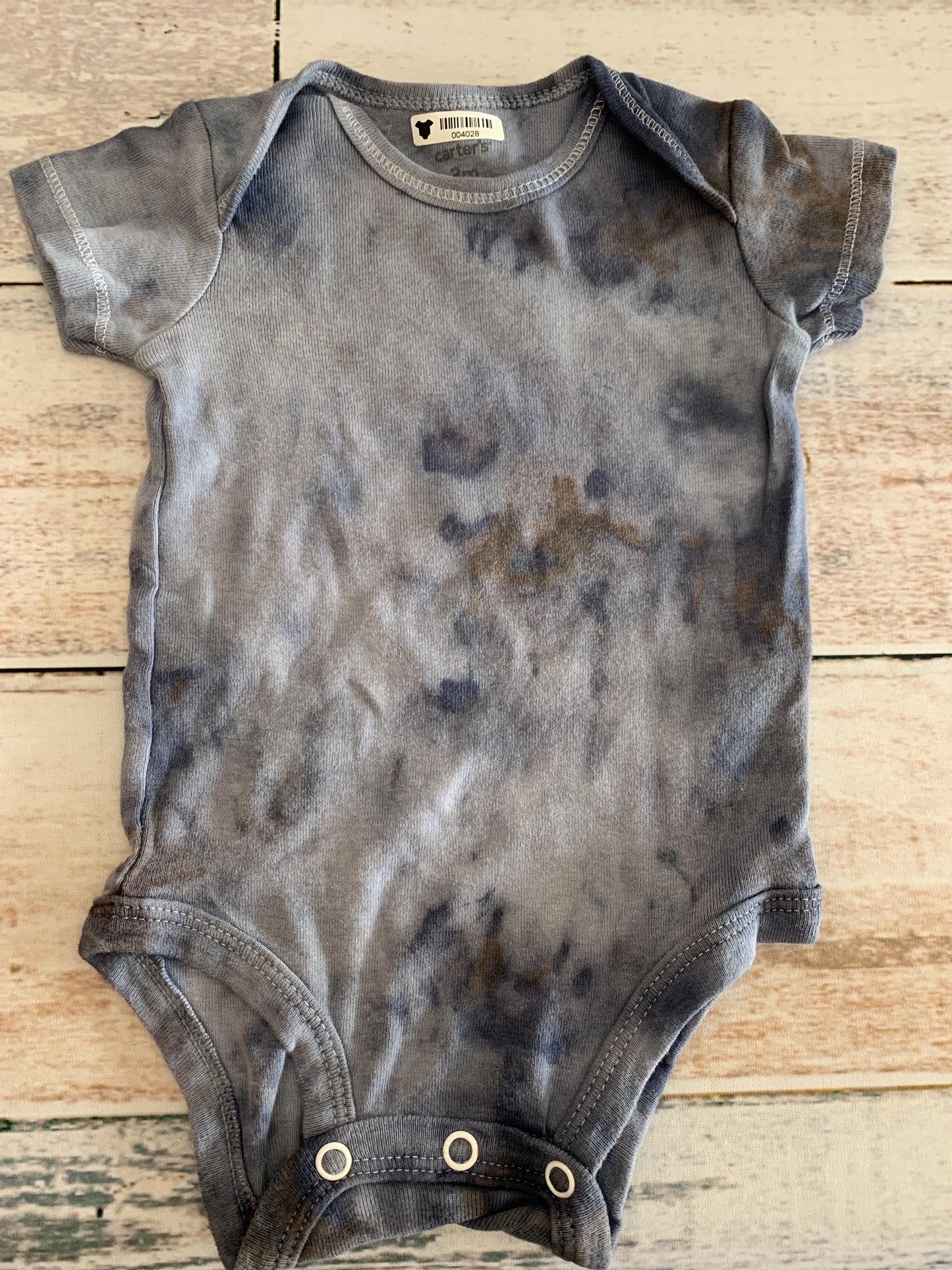 Girls Navy Blue | Tie Dye Onesie Size: 3 months Navy Blue | Tie Dye