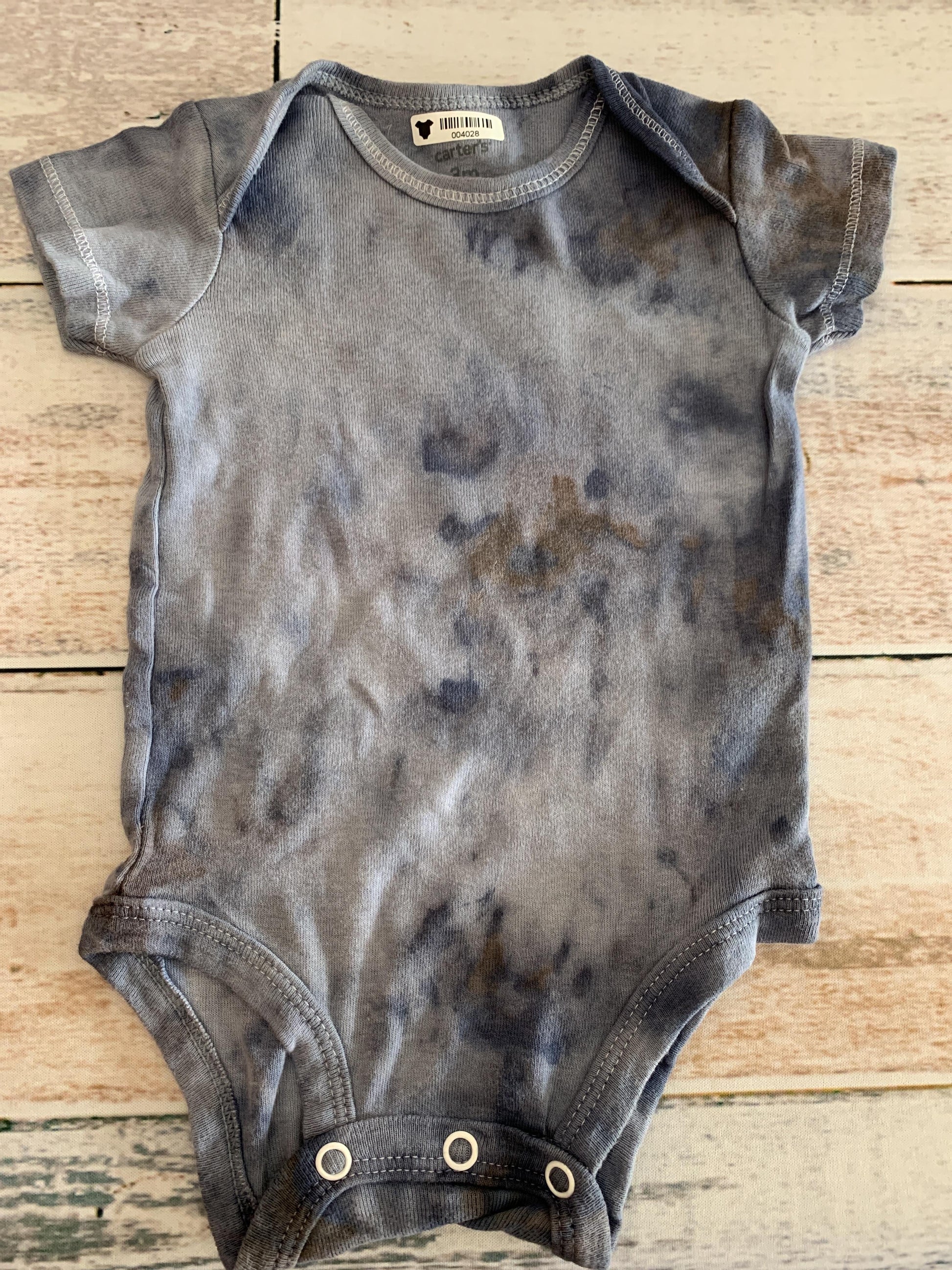 Girls Navy Blue | Tie Dye Onesie Size: 3 months Navy Blue | Tie Dye