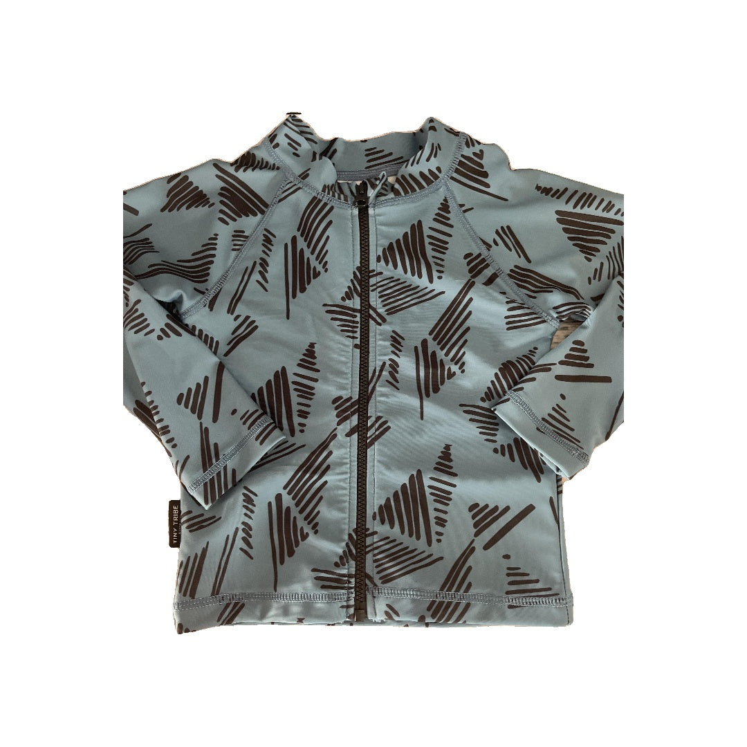 Tiny Tribe Boys Navy Blue | Tropical Swimwear Size: 18-24 months Navy Blue | Tropical