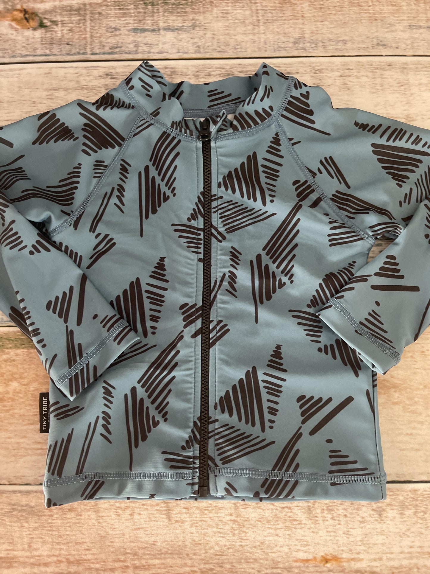 Tiny Tribe Boys Navy Blue | Tropical Swimwear Size: 18-24 months Navy Blue | Tropical