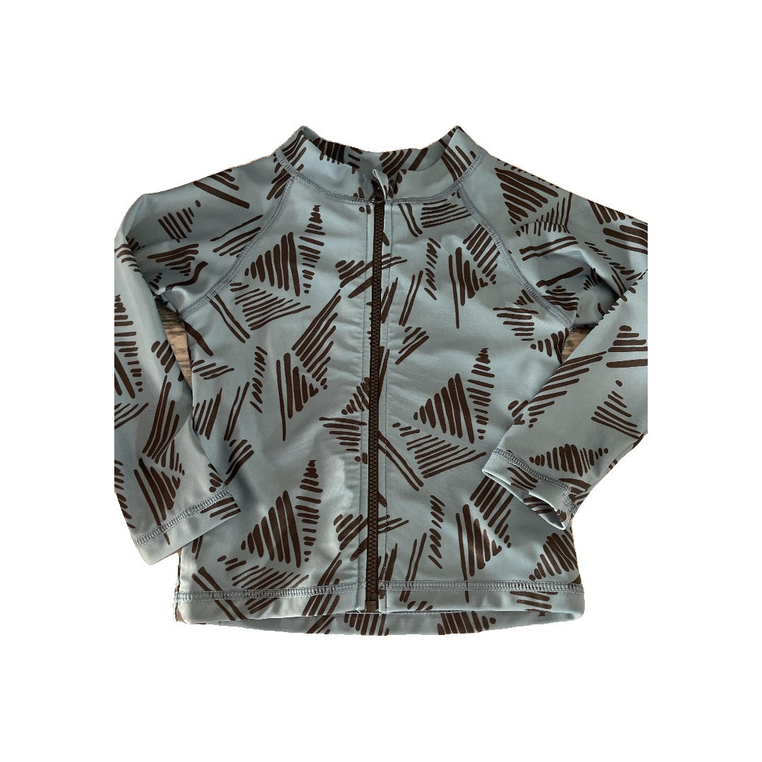 Tiny Tribe Boys Navy Blue | Tropical Swimwear Size: 18-24 months Navy Blue | Tropical