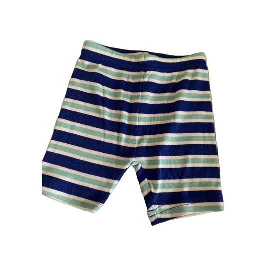 Carters Boys Navy Blue | Turquoise | White | Stripe Pajamas Size: 12M Navy Blue | Turquoise | White | Stripe