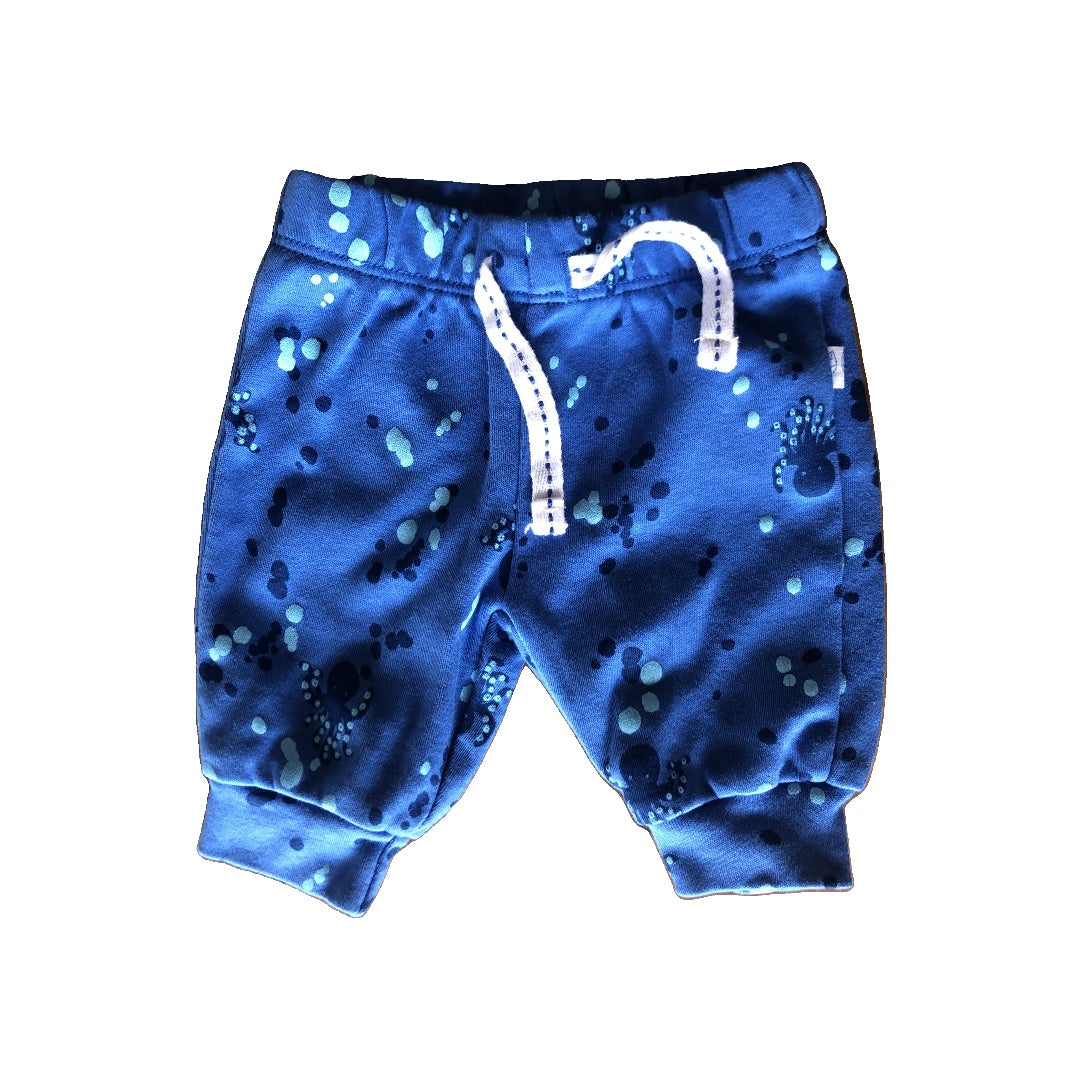 Oliver & Rain Unisex Navy Blue | White | Light Blue Pants Size: Newborn Navy Blue | White | Light Blue