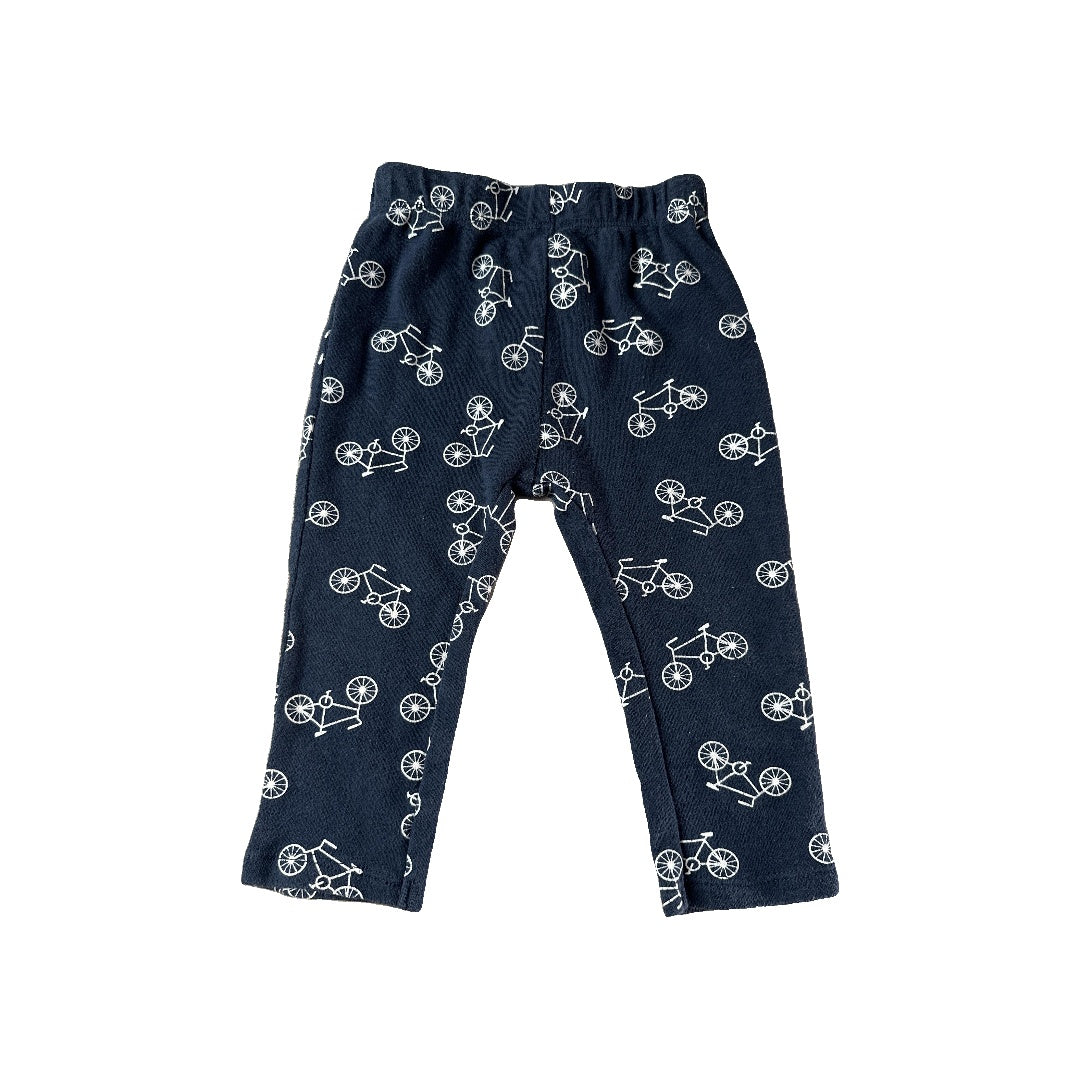 PL Baby Girls Navy Blue | White | Pattern Pants Size: 12M Navy Blue | White | Pattern