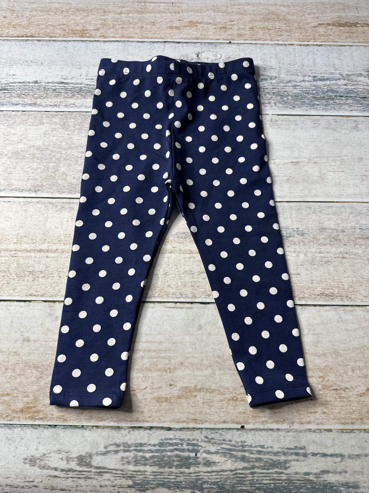 Mighty Goods Girls Navy Blue | White | polka dot Pants Size: 18 months Navy Blue | White | polka dot