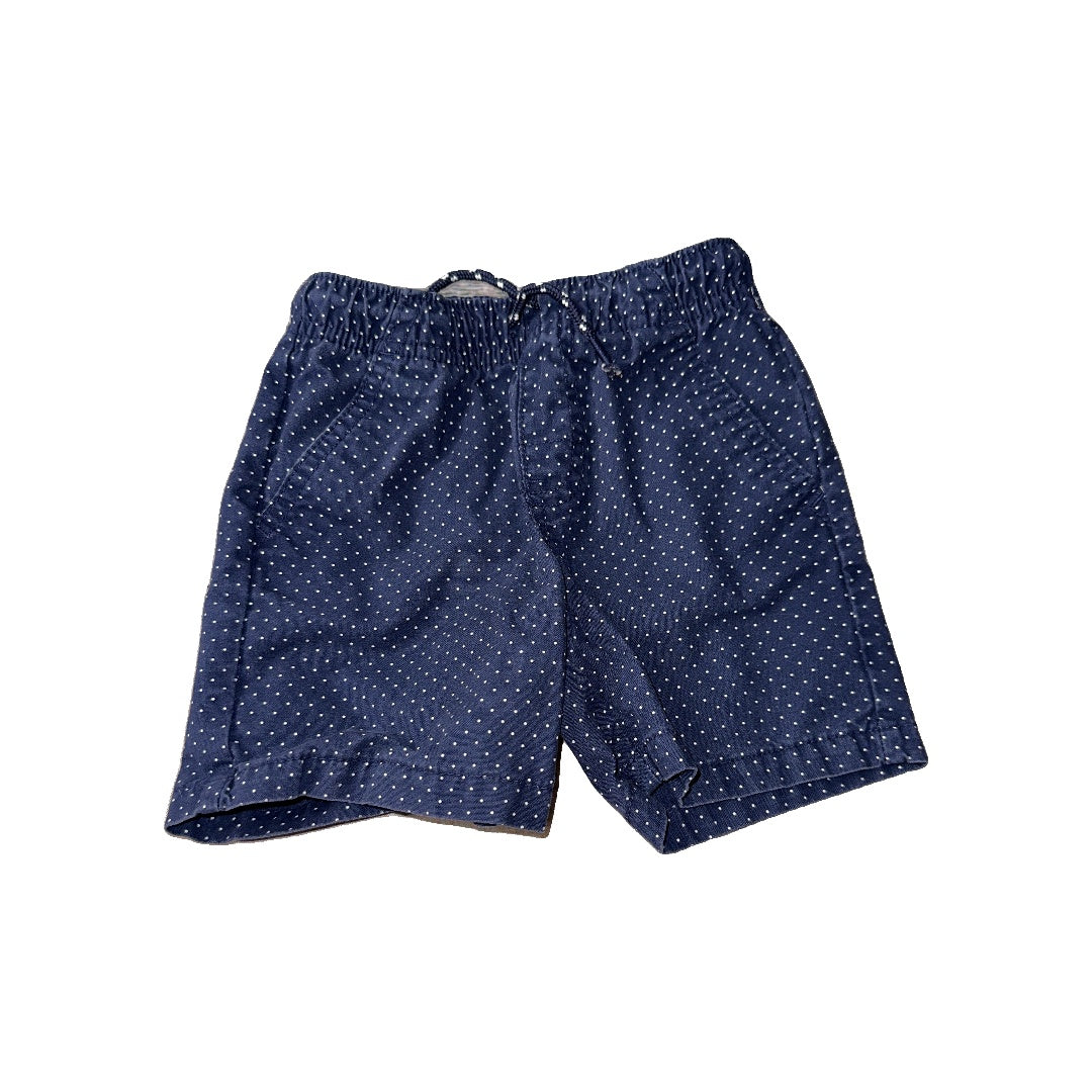 Cat & Jack Unisex Navy Blue | White | polka dot Shorts Size: 2T Navy Blue | White | polka dot