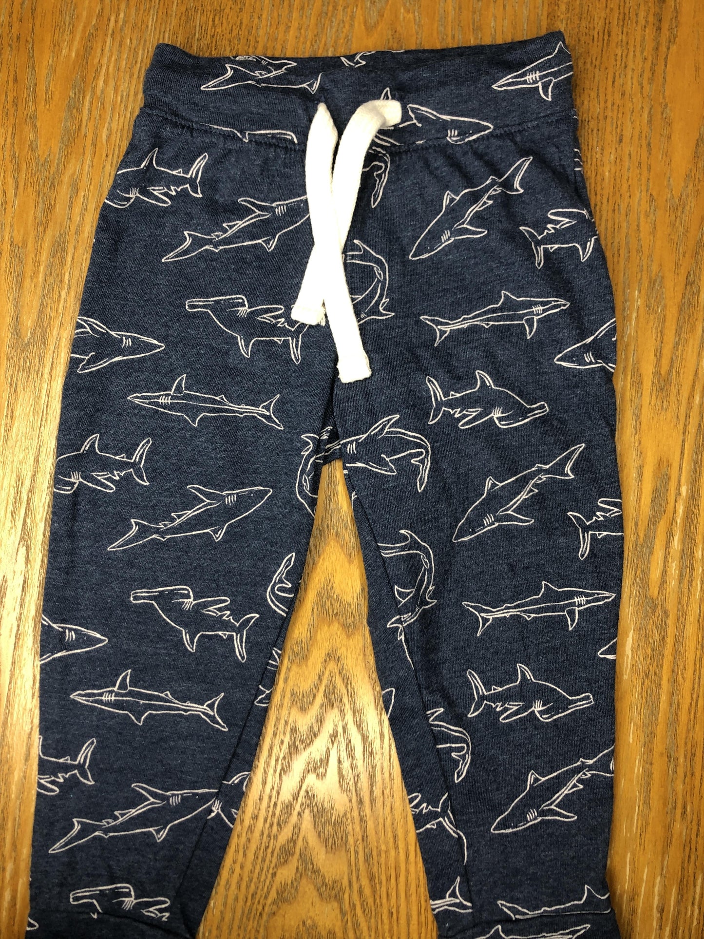 Old Navy Boys Navy Blue | White | Sharks Pants Size: 24 months Navy Blue | White | Sharks
