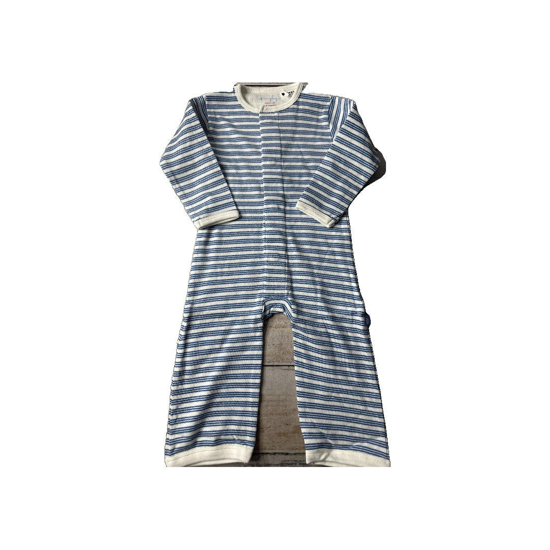 Magnetic Me Unisex Navy Blue | White | Stripe Pajamas Size: 6-9 months Navy Blue | White | Stripe
