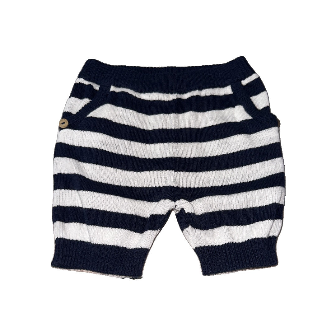 Viverano Unisex Navy Blue | White | Stripe Shorts Size: 18-24 months Navy Blue | White | Stripe
